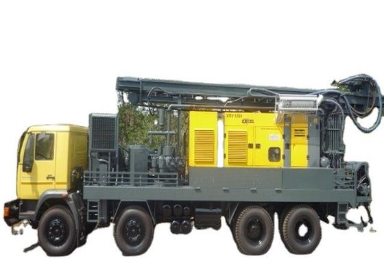 Harga bagus Mesin Diesel 400m Rotary Truck Mounted Drilling Machine on line