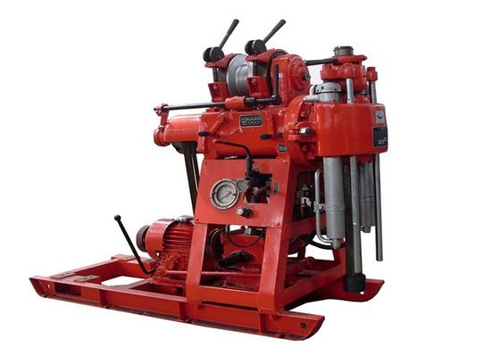 Harga bagus Rig Pengeboran Teknik Hidrolik Kompak Berkecepatan Tinggi Merah on line